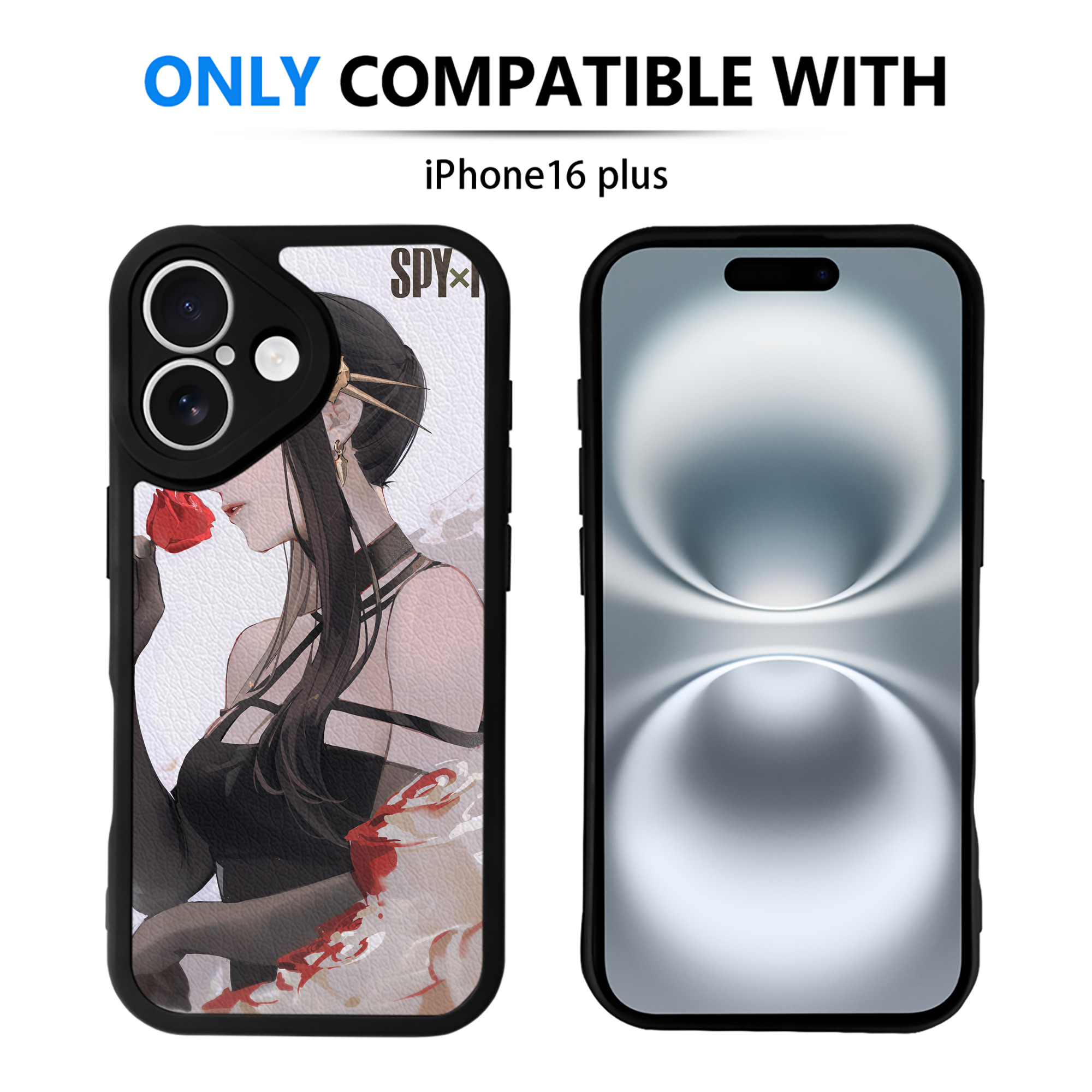 （画像用） SPY×FAMILY间谍家家酒 【iPhone 16シリーズ対応】シリコンスマホケース（レザー調） 材質：シリコン